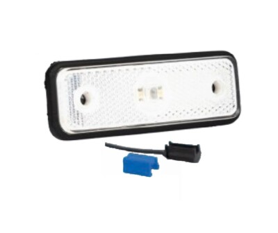 LED Umrissleuchte Weiß  12V 24V LED Begrenzungsleuchte Weiss Positionsleuchte