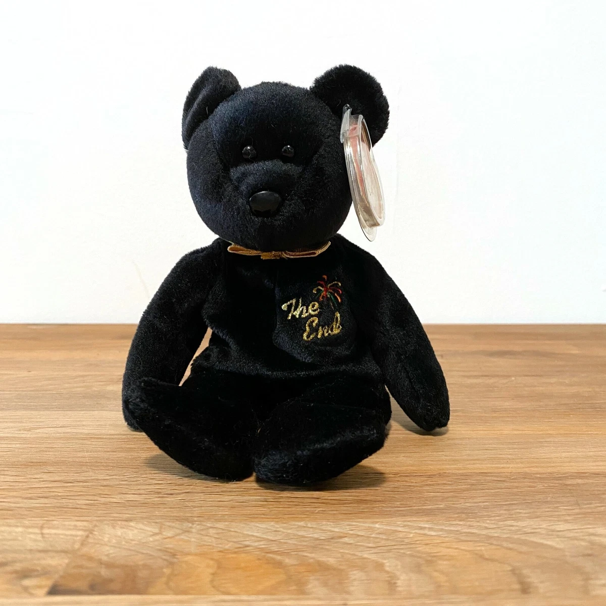TY Beanie Babies The End Y2K Signature Bear tag errors no birthday