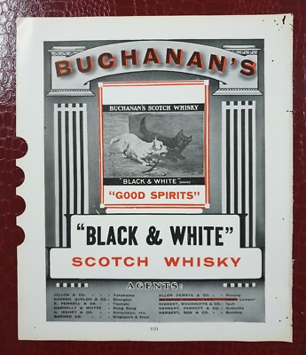 New BUCHANAN/'S A Lo Grande Big Satin Advertising Banner Scotch Whisky Sign