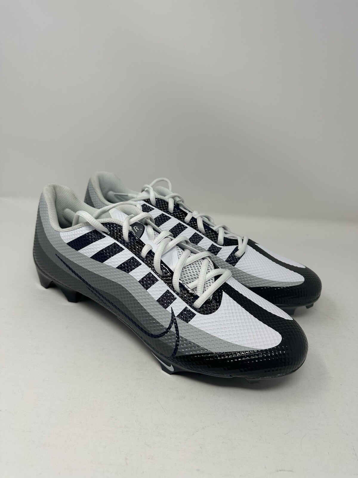 Nike Vapor Edge Speed 360 Navy Gray White Football Cleats DV0780-002 Men's Sizes
