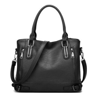 Tragetasche Tasche Handtasche Leder Shopper Henkeltasche Schultertasche Damen