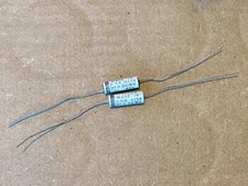 NOS Vintage Pair 1962 Aerovox .01 uf 400v TEST .015 Guitar Tone Capacitors