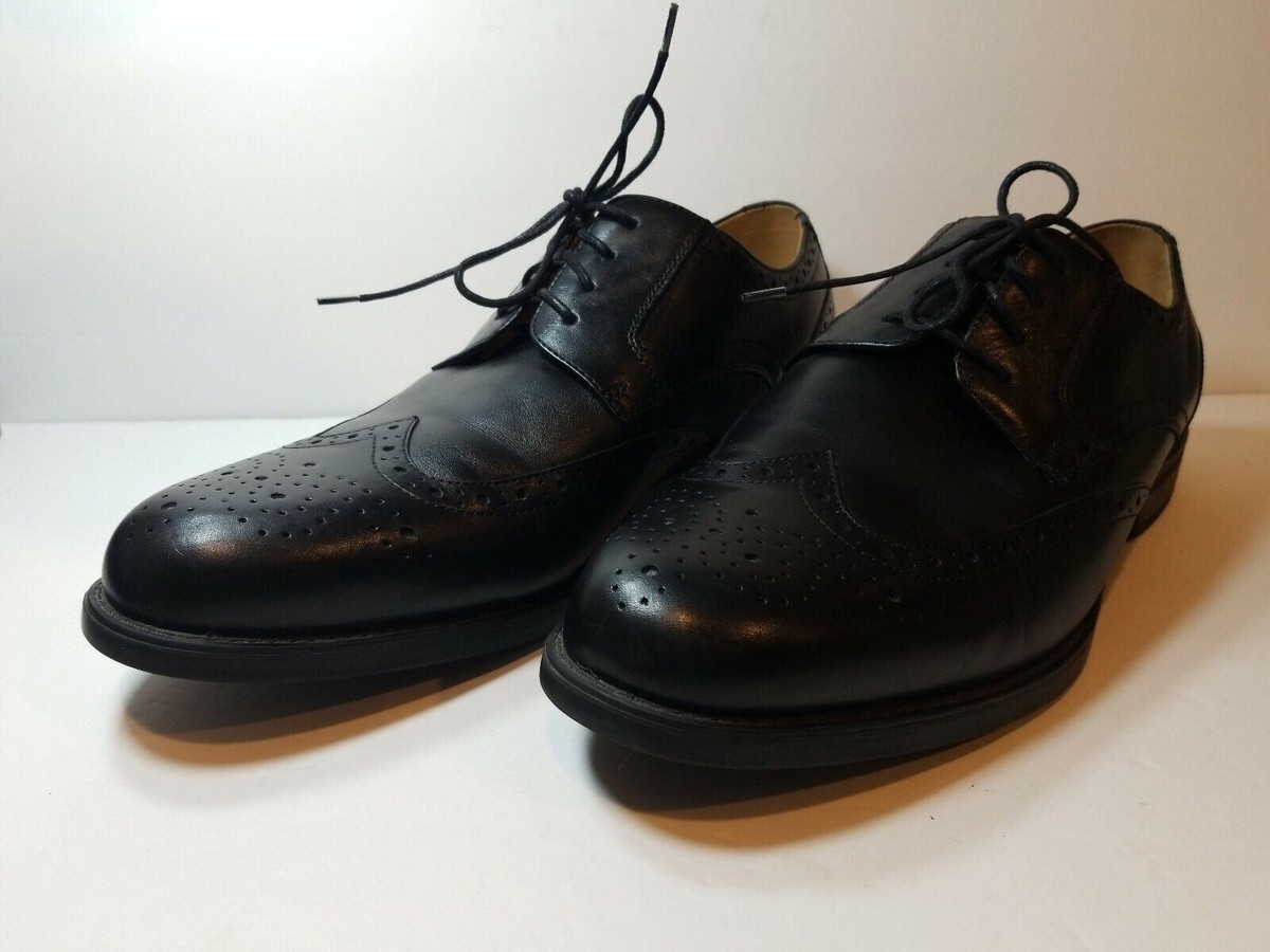 Florsheim Shoes Midtown Wingtip Oxford Men\'s Black 12139 Size 8D Worn Once Florsheim Men main image 2