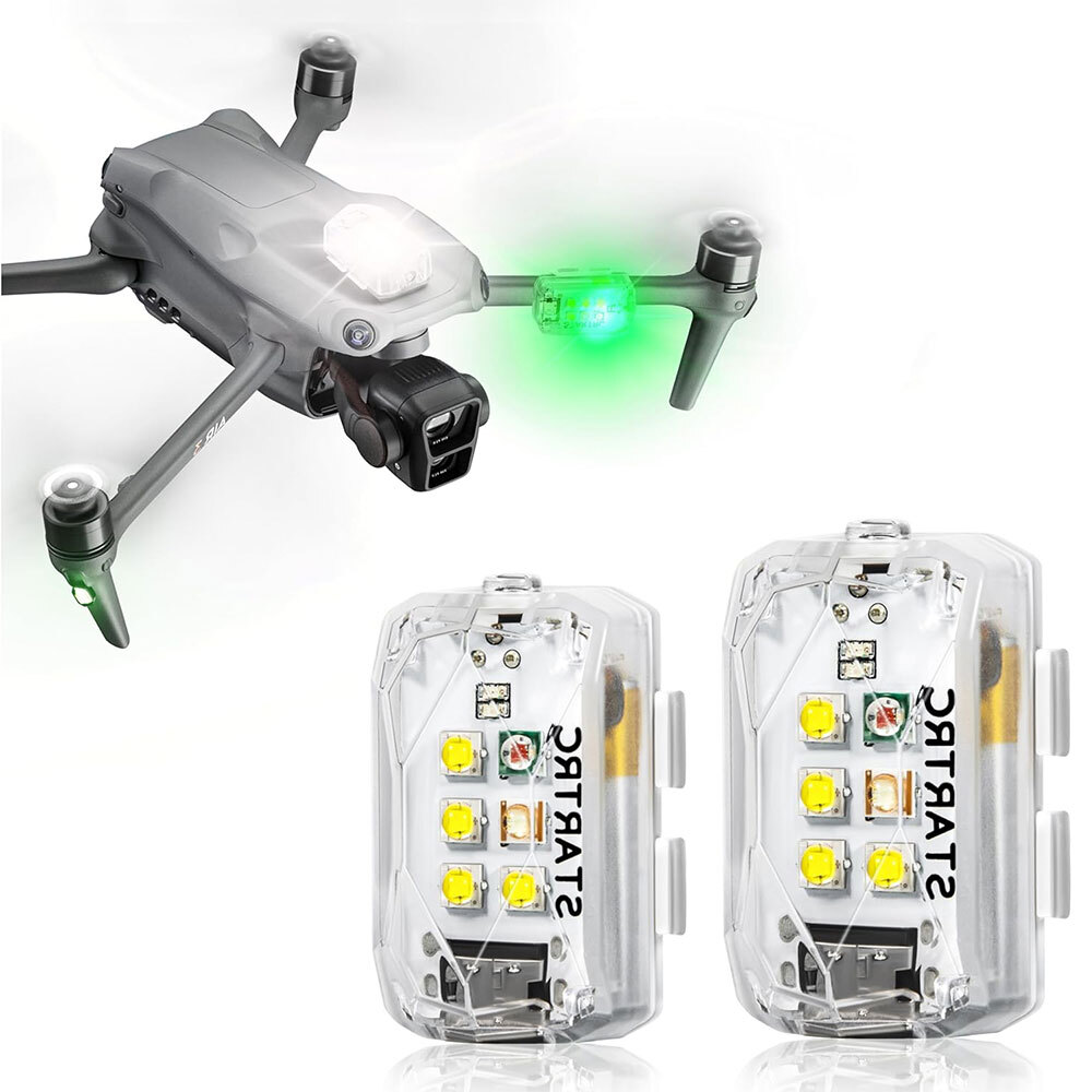 Drone Strobe Lights Rechargable For FAA DJI Drone Night Flying Anti Collision-image