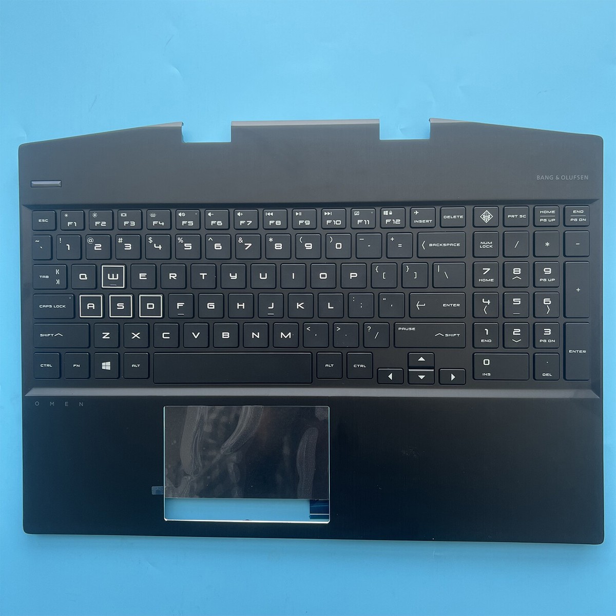 New Palmrest w/Backlit Keyboard Touchpad For HP Omen 15-DH