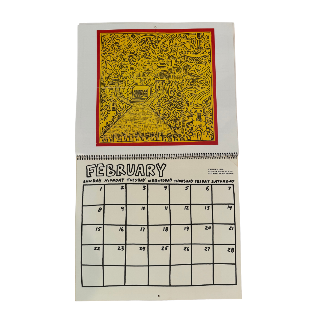 KEITH HARING POP SHOP - 1987 CALENDAR - Vintage | eBay