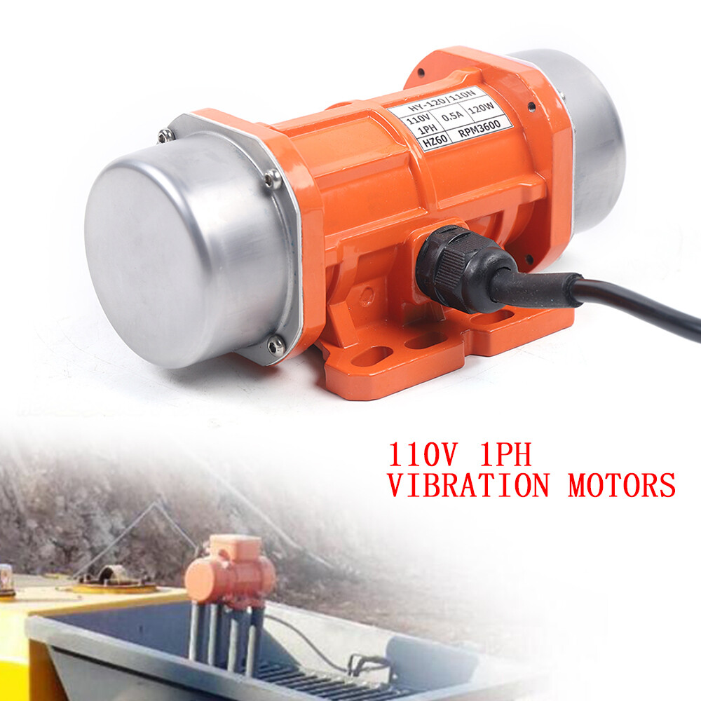 120W 110V Industrial Vibration Motor 1 phas For Vibrating Screen W/ Controller