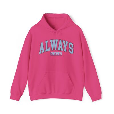 Always Cold Sweatshirt, Christmas Gift, Freezing Cold Hoodie