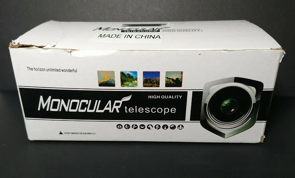 12x50 monocular telescope New Open Box - Image 4 of 4