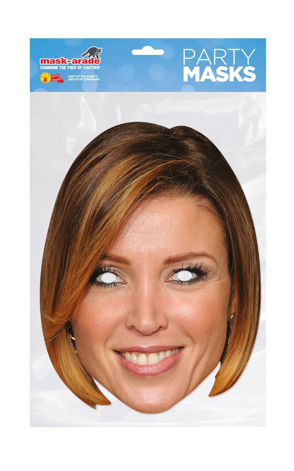 Dannii Minogue 2D Card Party Face Mask -  Singer Disco Fancy Dress Up