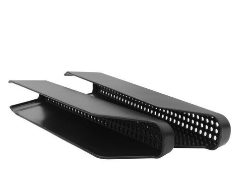 Fit For Volvo XC90 2016-2023 Matte Black Seat Lower Dust Cover Cover Trim 2PCS - Picture 9 of 10