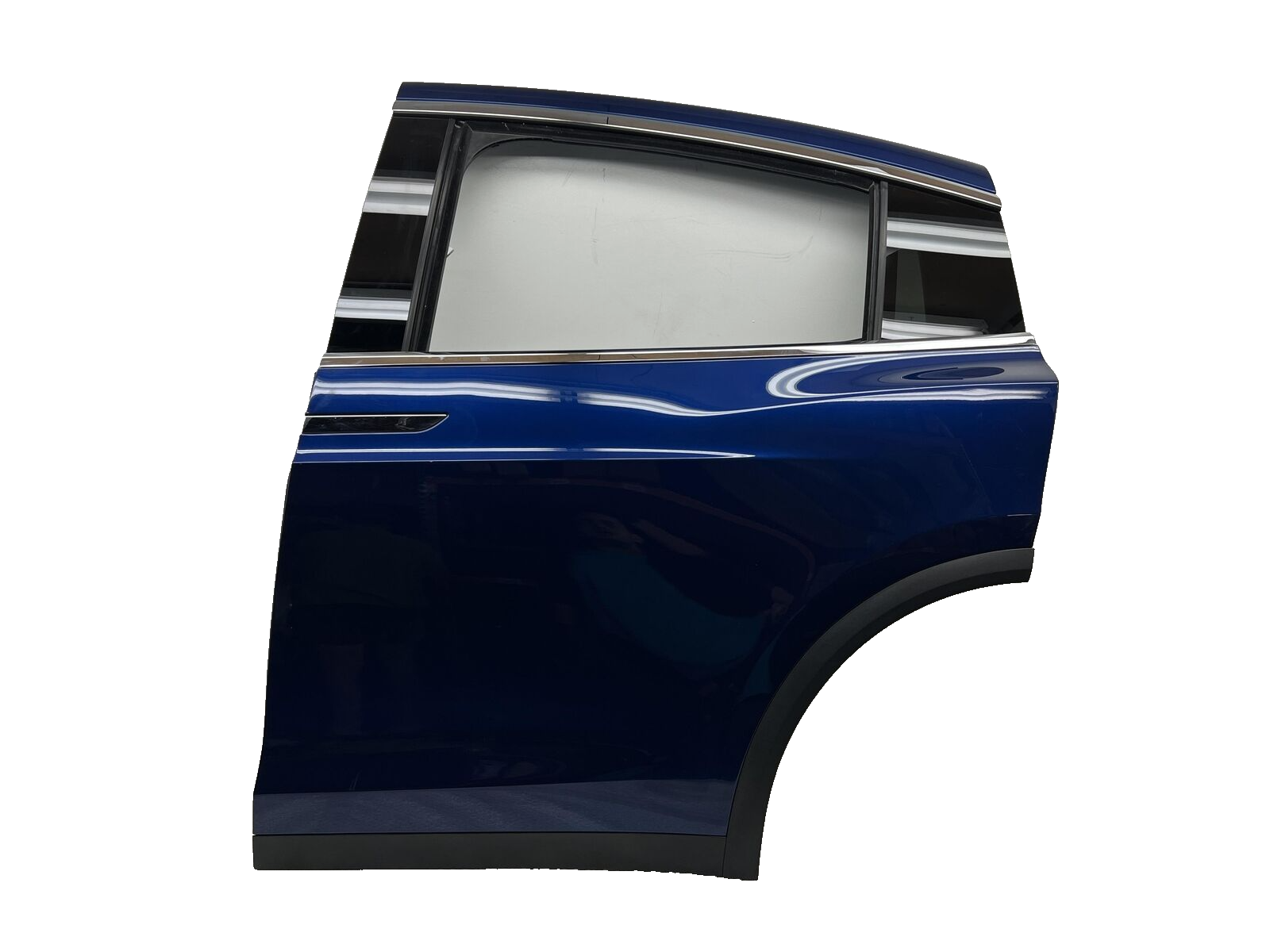 ⭕2016-2024 Tesla Model X Rear Left Driver Falcon Door Shell Panel LH Blue - PPSB