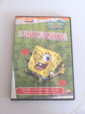 Spongebob Squarepants: Lost at Sea (DVD, 2003) Comes With 9 Episodes & Insert 