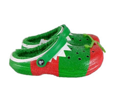 Crocs Classic Lined Holiday Clogs Christmas Elf Sz Men 5 Women 7 206913-90H NWT