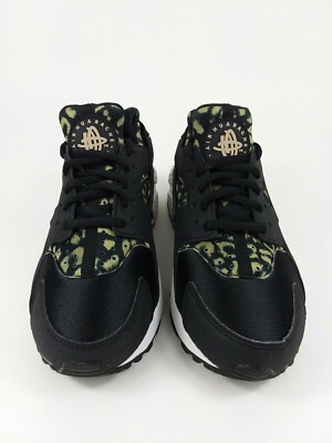 公式正規品!★NIKE AIR HUARACHE RUN PRINT LEOPARD BLACK (W) Size 6 - Nike Air Huarache Print Leopard W for sale online