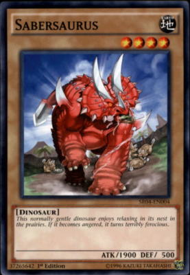 2017 Yu Gi Oh Dinosmashers Fury Structure Deck #SR04EN004 Sabersaurus C | eBay 2017 Yu Gi Oh Dinosmashers Fury Structure Deck #SR04EN004 Sabersaurus C | eBay