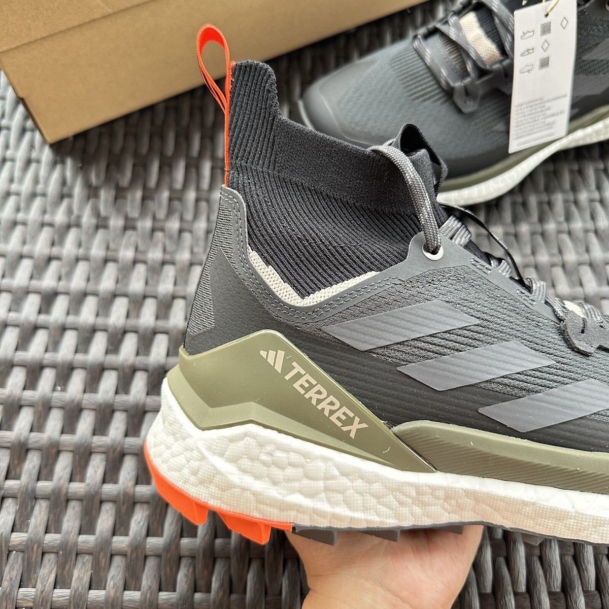 Adidas Terrex Free Hiker 2.0 Carbon Grey Men\'s Athletic Shoes IE5115 Adidas Terrex Free Hiker 2.0 Carbon / Grey Six - Jul 2024  main image 4