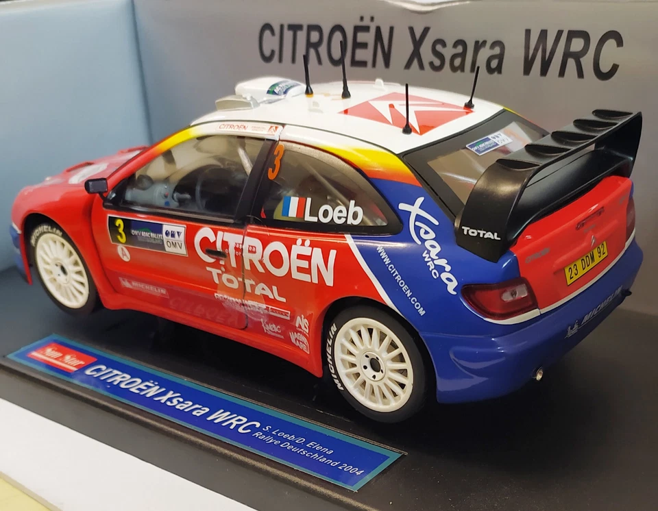 SUN STAR 1:18 DIE CAST CITROEN XSARA WRC #3 LOEB RALLY DEUTSCHLAND 2004 4410 - Immagine 3 di 3