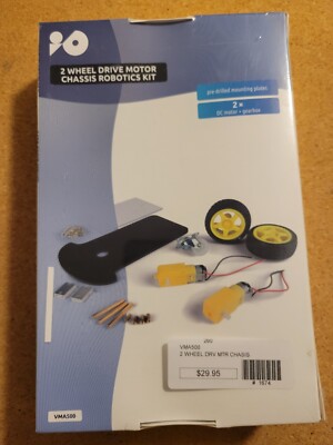 ROBOTICS KIT VMA500 2 WHEEL DRIVE MOTOR CHASSIS VELLEMAN