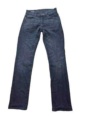 G-Star Raw 3301 Jeans Blau Denim Slim Fit Herren W26 L30 Saum Cut Back