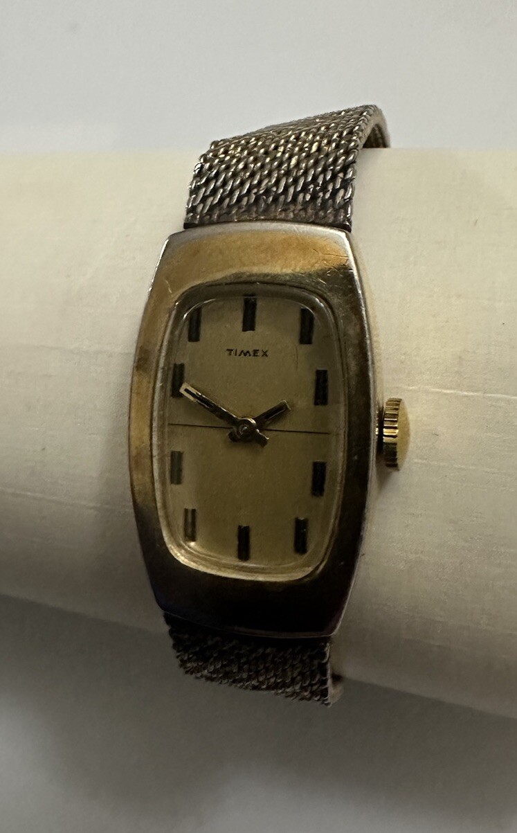Vintage Timex Rectangular Mechanical Hand Winding… - image 5