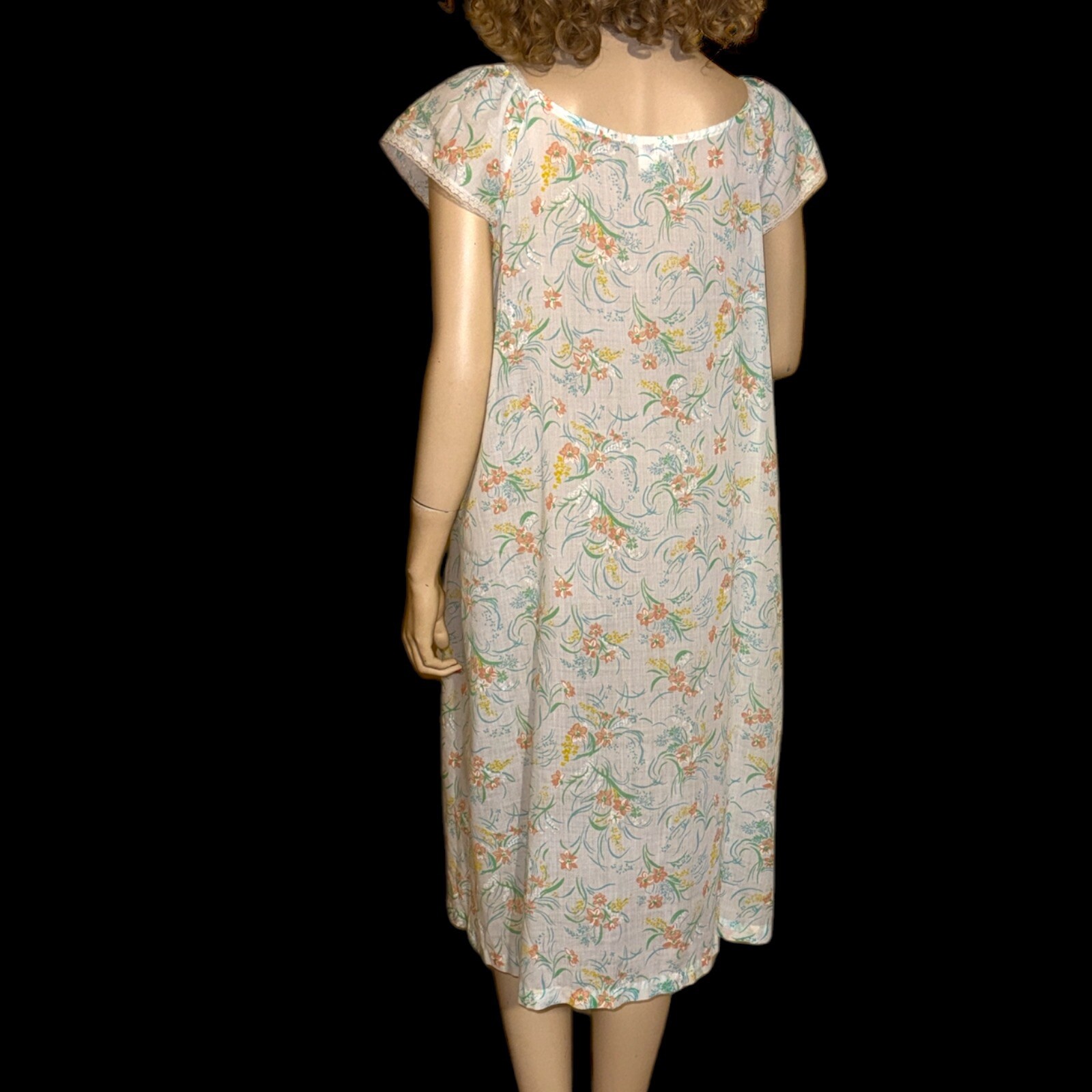 Vintage JCPenney Floral Misses Robe Duster Housec… - image 8