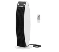 Amazon Basics Digital Tower 1500 W Heater, 23 Inch, White