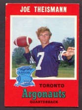 1971 OPC CFL Football Card Near Set 115 / 132 w Joe Theismann Rookie