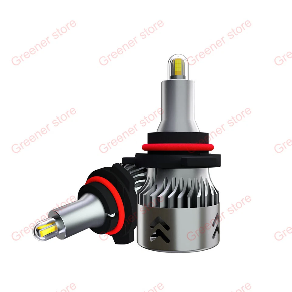 Pair 8 Sides 110W 30000LM 9005 HB3 Car Canbus LED Headlight Lamp Kit White 6000K - Image 3 of 4