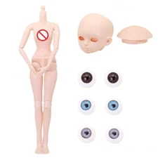 60cm Bjd/sd Doll Normal Skin Makeup Changeable Eyes with Shoes 1/3 DIY Toys Gift