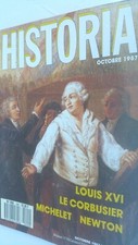 Historia n° 490 - Louis XVI-LeCorbusier-Michelet Newton 📌5a.