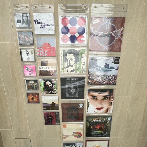 12" 7" CD PVC Vinyl Display Strips Drop Perfect for Record Stores and Home