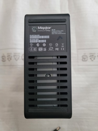 Maxtor OneTouch 4 Plus 500GB External Backup USB Hard Drive PC Windows Mac READ - Picture 7 of 12