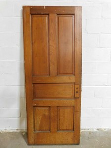 Details About 1800 S Antique Wooden Door Interior Five Raised Panel Victorian Style Fir Ornate