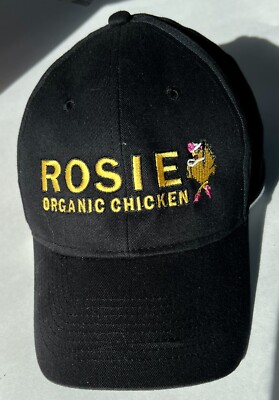 ROSIE ORGANIC CHICKEN Perdue Poultry Petaluma CA Embroidered Advertising Cap Hat