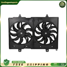 621880 For 2008-2013 Nissan Rogue 2.5L Radiator Condenser Cooling Fan Assembly
