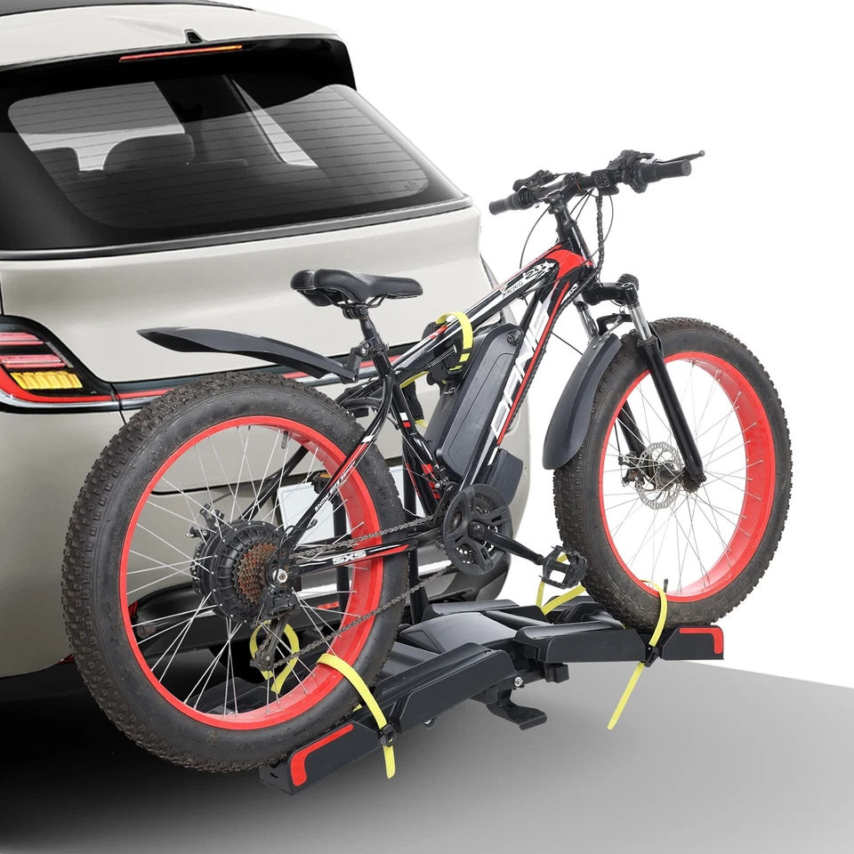 Portabicicletas Eléctricas Gearantics 2 para Montaje en Enganche de Remolque-Estante de Plataforma de 2 Bicicletas para Coches SUV Foto 2 de 4