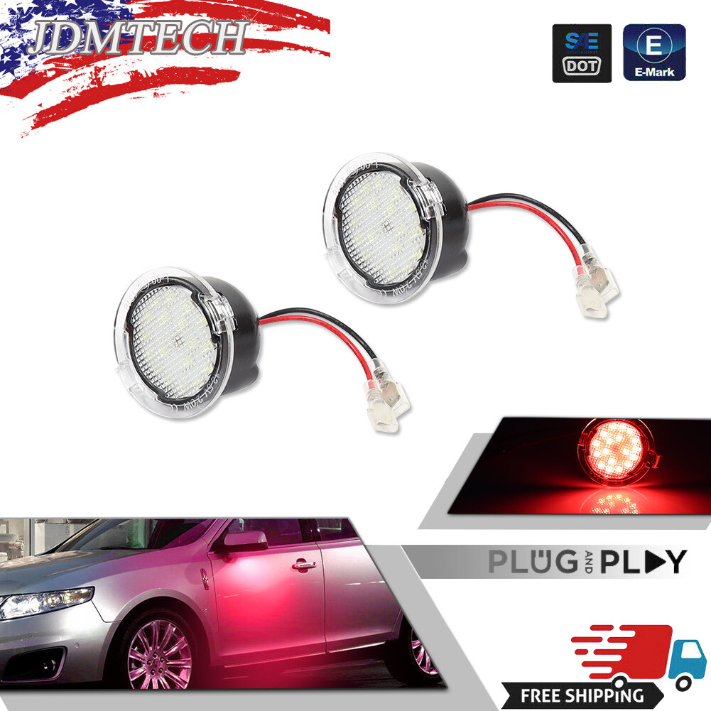 Car Puddle Lights LED Puddle Light Kit For Ford F-150, Explorer - Foto 5