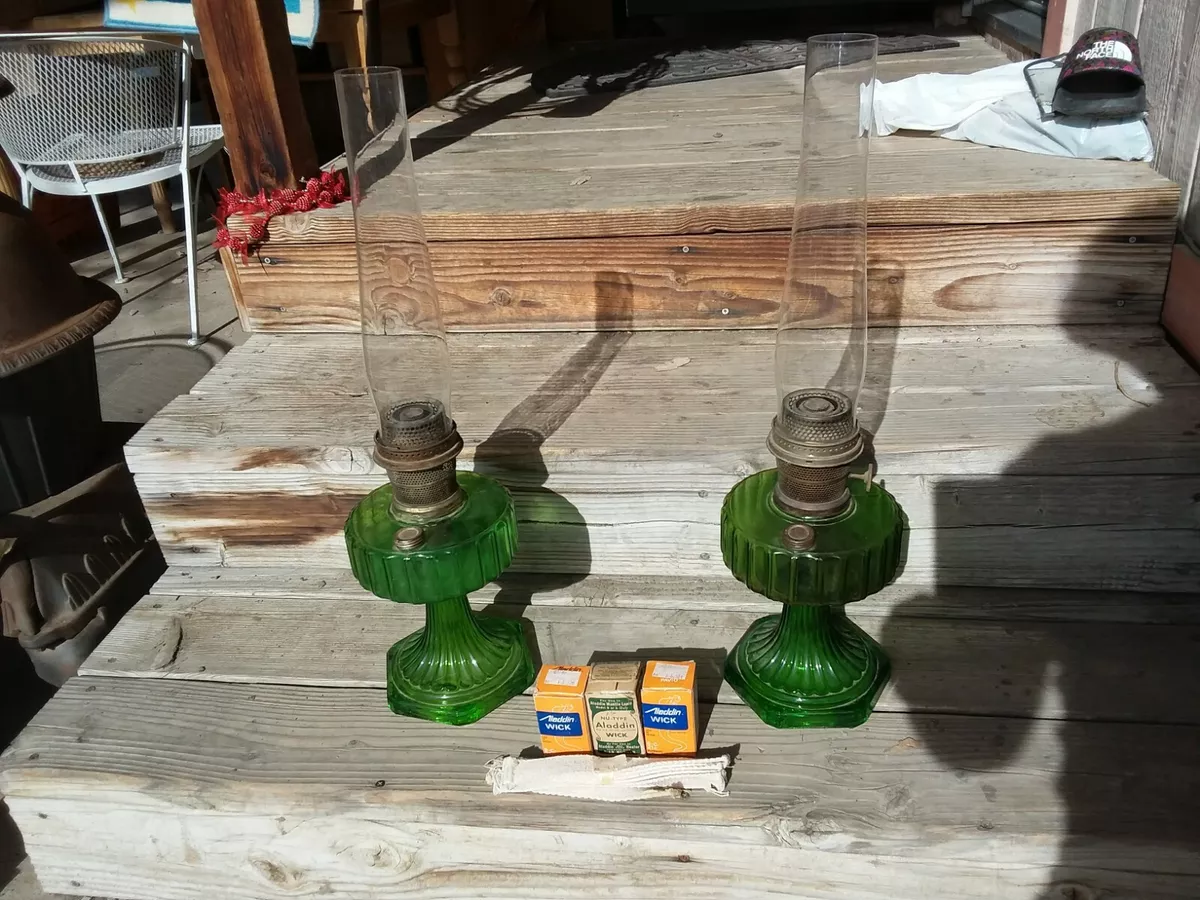 Green aladdin oil lamp online