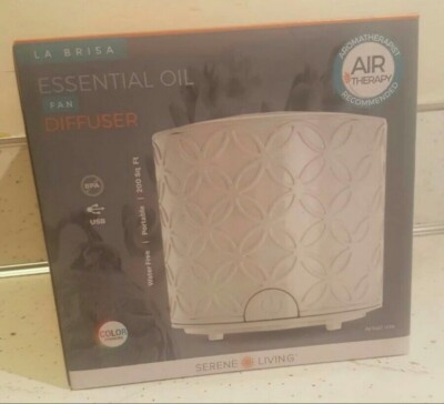 La Brisa Essential Oil Fan Diffuser Aromatherapist Air Therapy New | eBay