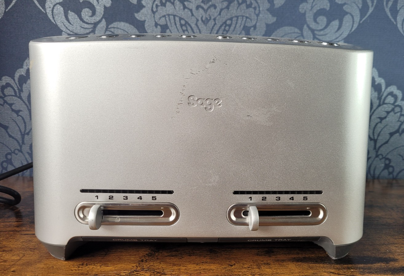 Sage The Smart Toast 4 Slice Stainless Steel Toaster 1900W - Silver