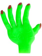 Adult's Green Zombie Glove Hand Undead Monster Halloween Costume Accessory
