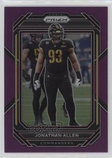 2022 Panini Prizm Purple Prizm 28/125 Jonathan Allen #297 0b4t