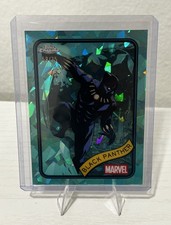 2025 Topps Chrome Sapphire Marvel #136 Black Panther Aqua Sapphire /75 Comics