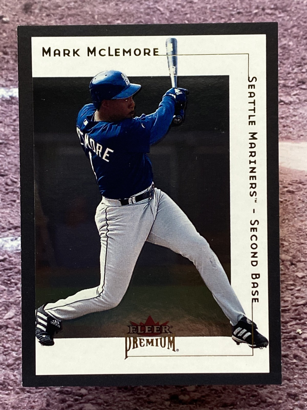 Mark McLemore 2001 Fleer Premium #42 Seattle Mariners