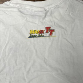 Vintage Sega Saturn Arcade Manx TT Super Isle Men Shirt Xl 90s game promo tee 