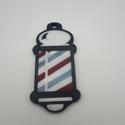 Barber NFC Social Media Keychain Custom Keyring For Marketing Business