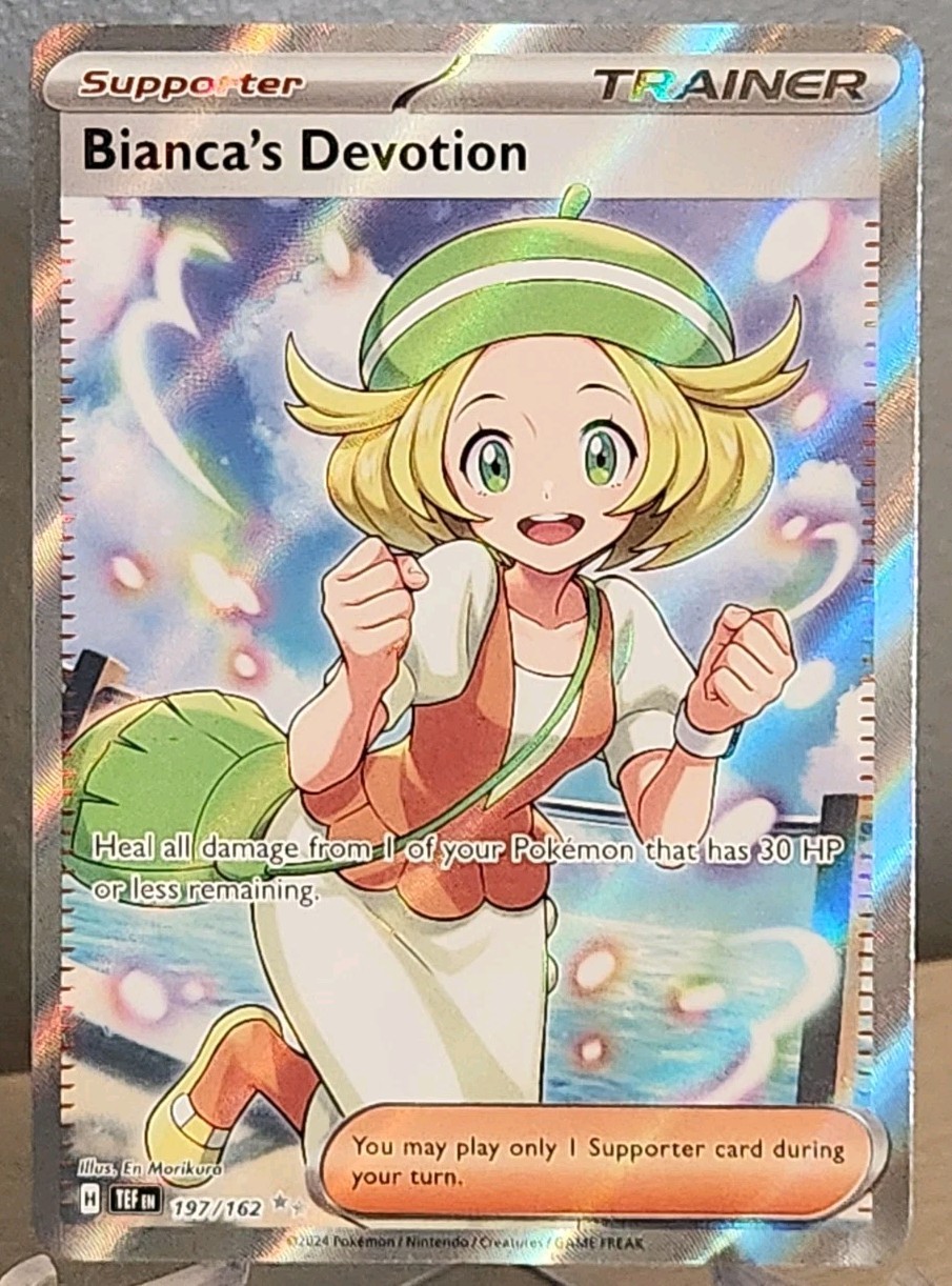Bianca's Devotion 197/162 2024 Pokémon Temporal Forces Full Art Ultra Rare NM