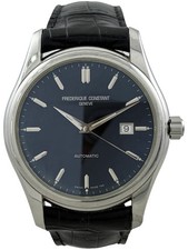 Men Automatic Bracelet Watch Frederique Constant Clear Vision 43mm, Works