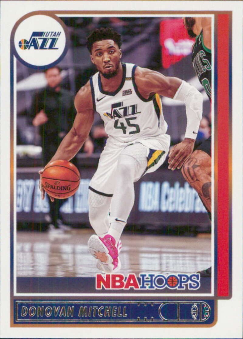 2021-22 PANINI HOOPS #139 DONOVAN MITCHELL UTAH JAZZ BASKETBALL